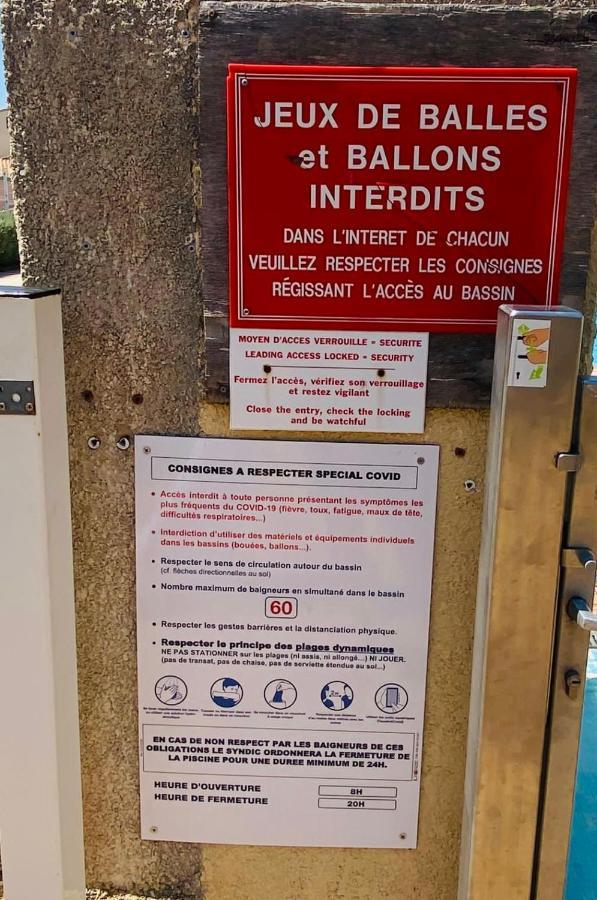 Appartement Proche Mer Avec Piscine Et Parking Fleury  Exteriér fotografie